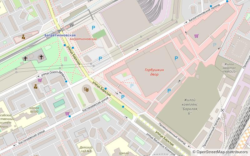 Mercado Gorbushka location map