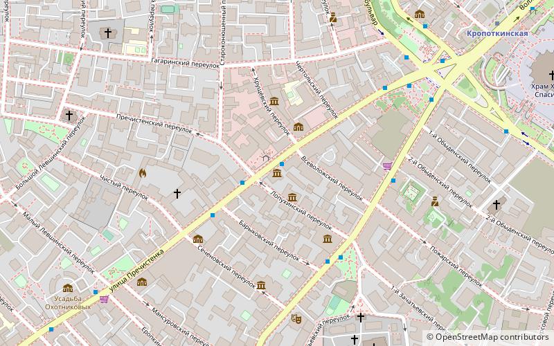 Monument to Leo Tolstoy on Prechistenka location map