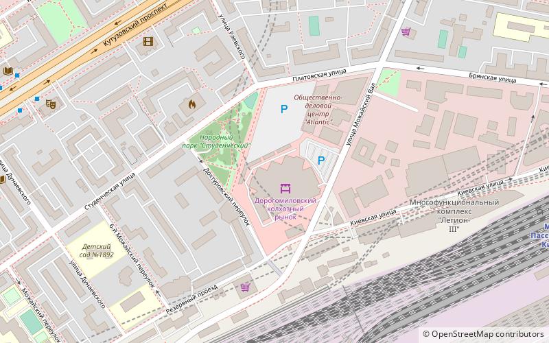 Dorogomilovsky Market location map