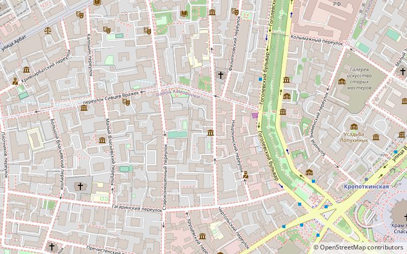 bourganovs house moscu location map