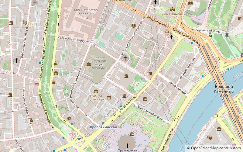 Borzinskiy district Museum location map