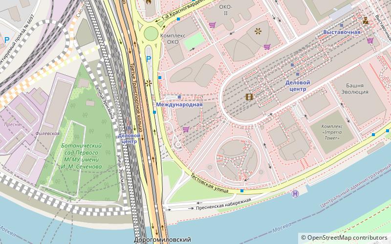 iq quarter moscow location map