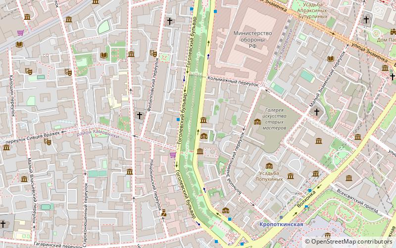 Gogolevsky Boulevard location map