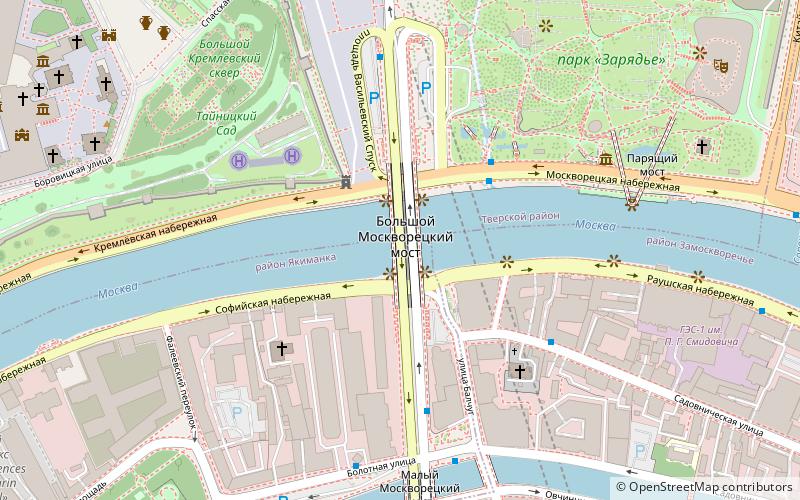 Pont Bolchoï Moskvoretski location map