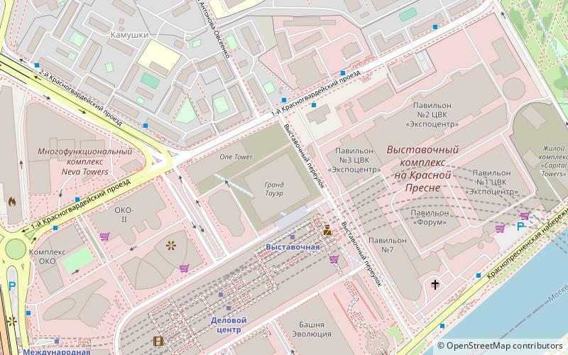 city hall and city duma moscow location map