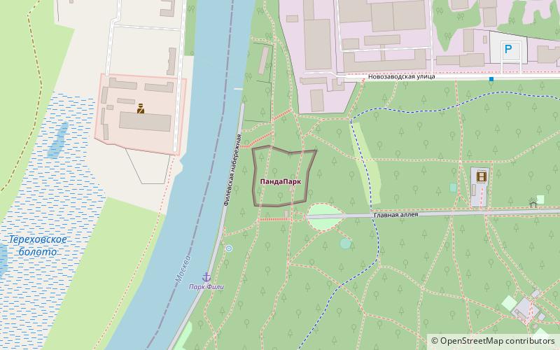 pandapark moscow location map