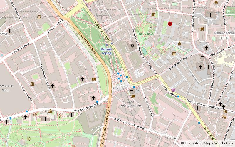 Slavyanskaya Square location map
