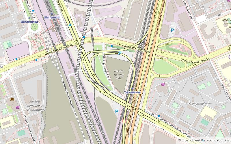 icity moskau location map