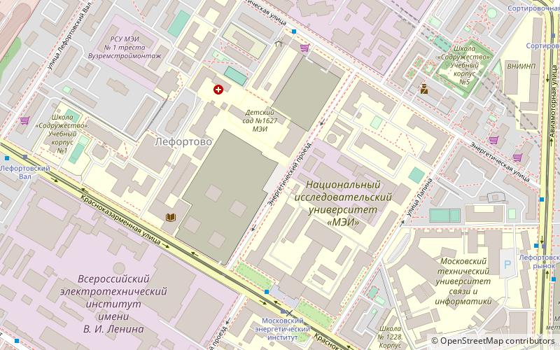Moskauer Energetisches Institut location map
