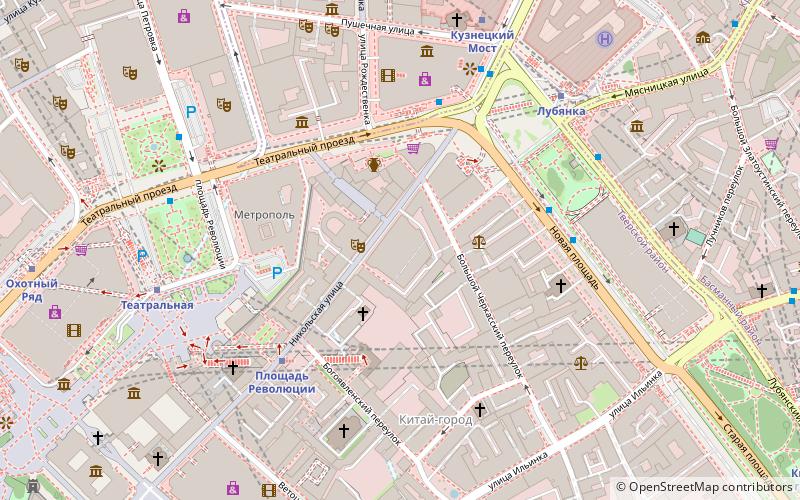 Nikolskaya Plaza location map