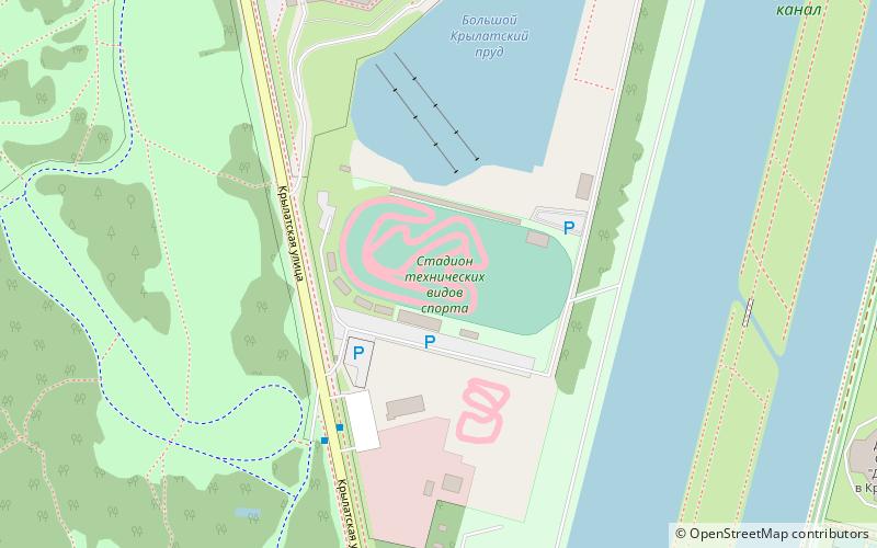Krylatskoye Sports Complex Archery Field location map