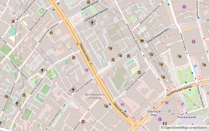 Moscow Art Theatre School location map