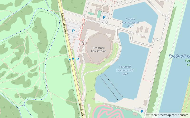 Velódromo de Krylatskoye location map