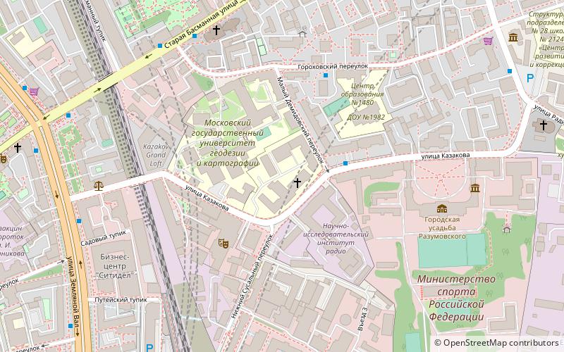 state university of land use planning moscow location map