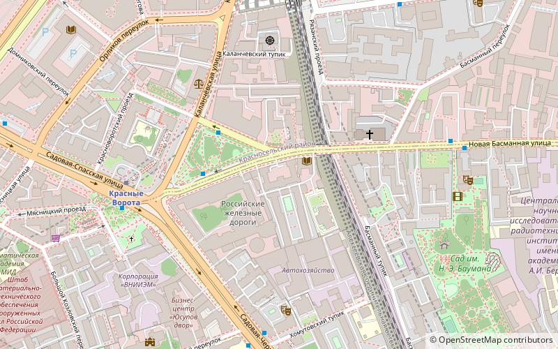Moskauer Haus der Nationalitäten location map