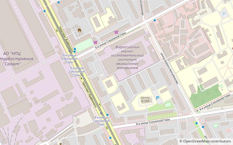 Sokolinaïa Gora location map