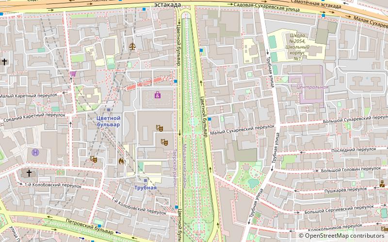 Tsvetnoy Boulevard location map