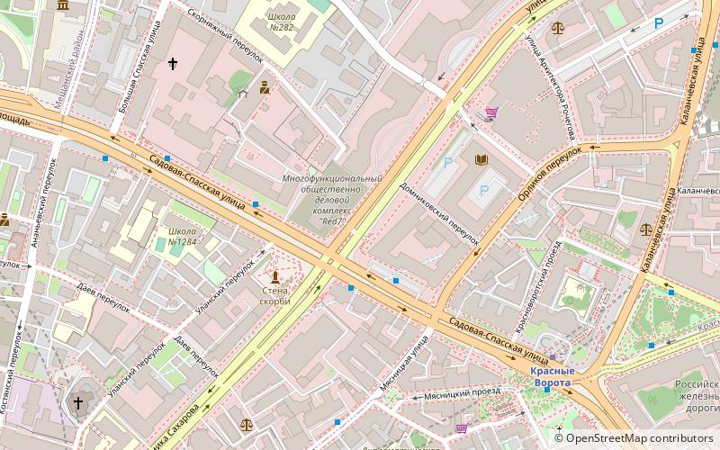 Academician Sakharov Avenue location map