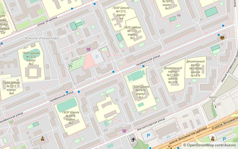 chelyabinskaya street moskwa location map