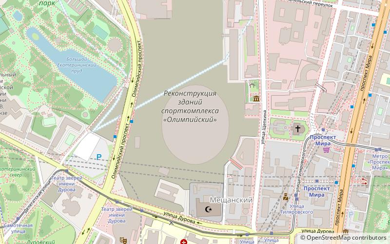 Swimming Pool at the Olimpiysky Sports Complex location map