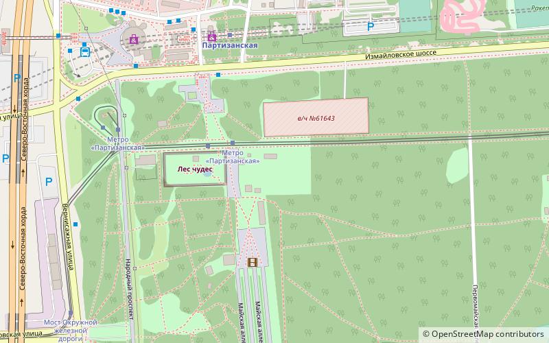 amusement park moscow location map