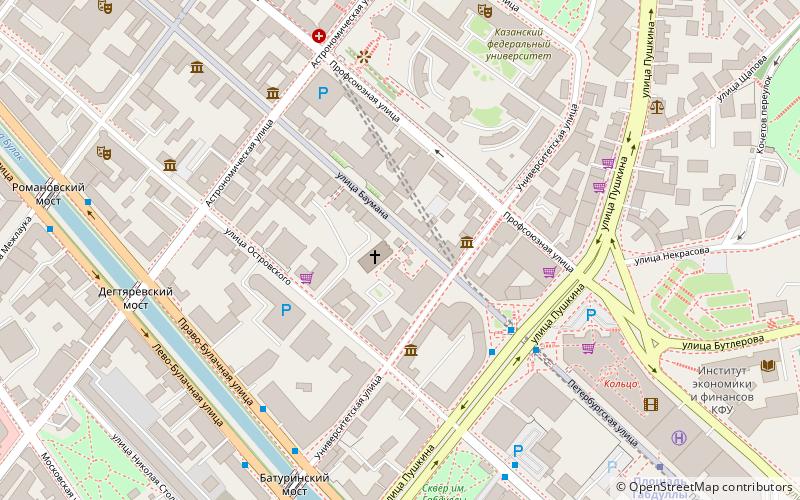epiphany cathedrals bell tower kazan location map