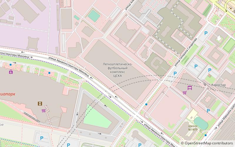 Light-Athletic Football Complex CSKA location map