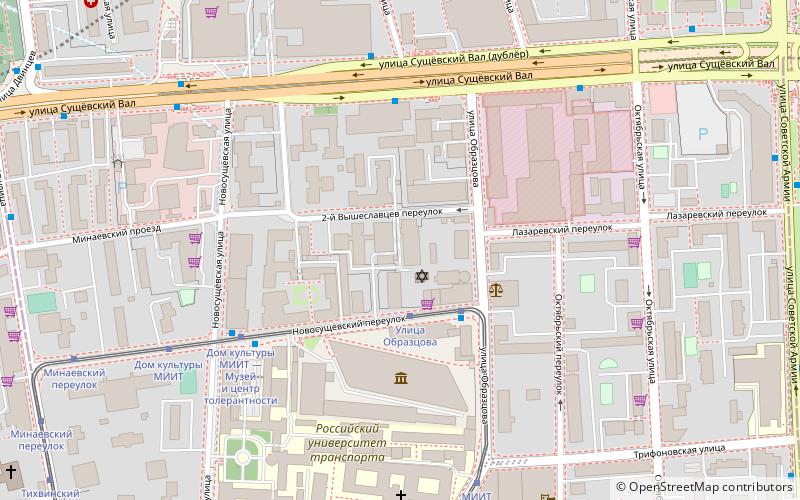 Sinagoga Marina Rosha de Moscú location map