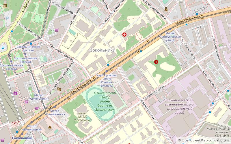 Club Roussakov location map