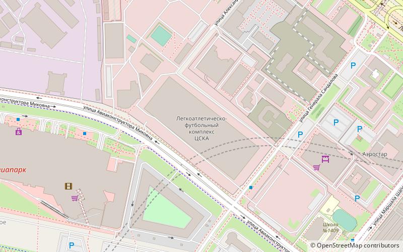 CSKA Sports Complex location map