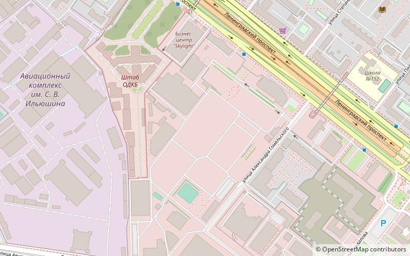 CSKA Ice Palace location map