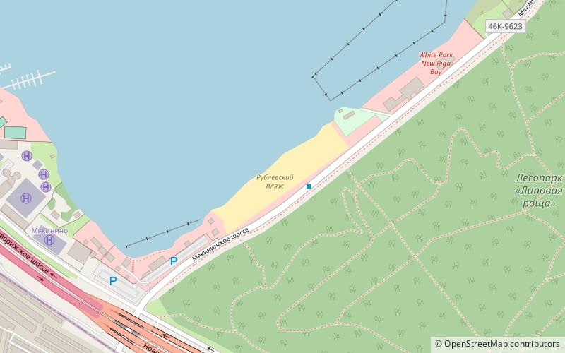 rublevskij plaz krasnogorsk location map