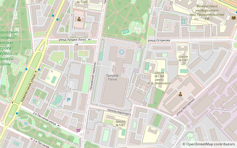 Palais du Triomphe location map