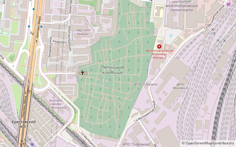 Pyatnitskoye cemetery location map