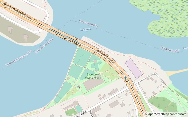 Most Milenijny location map