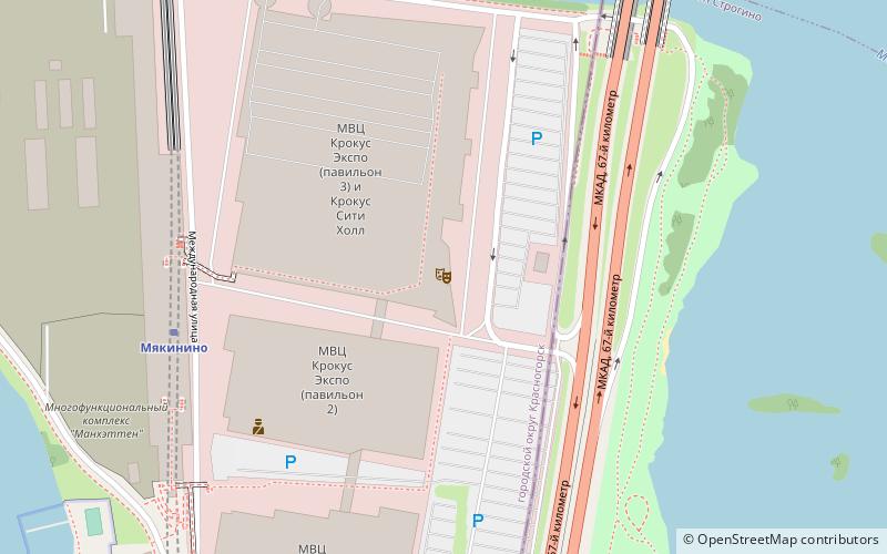 Crocus City Hall location map