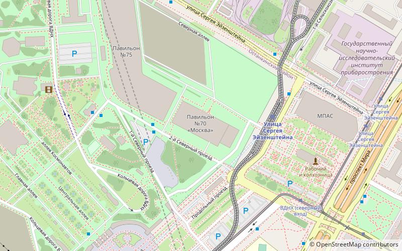 Pavillon Moscou location map