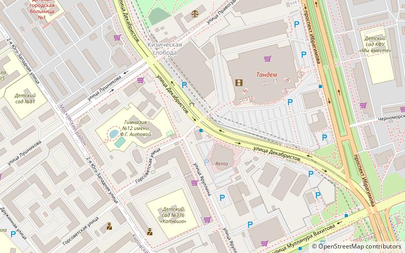 Kremlyovskaya Street location map