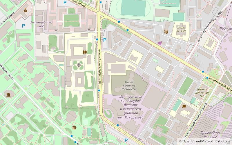 Wszechrosyjski Państwowy Uniwersytet Kinematografii im. S.A. Gierasimowa location map