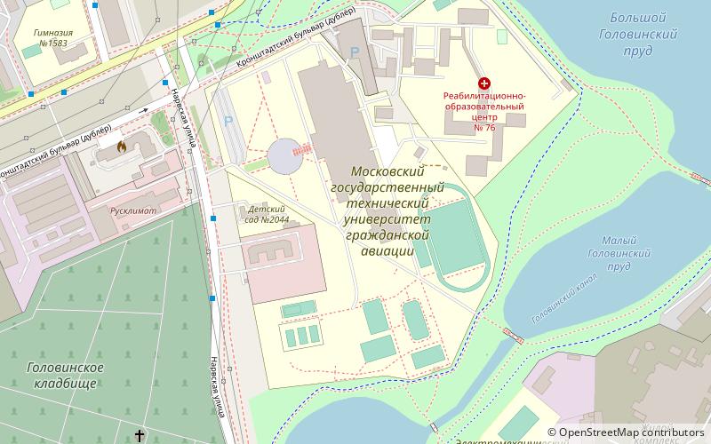 Moskiewski Państwowy Uniwersytet Techniczny Lotnictwa Cywilnego location map