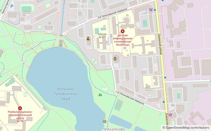 Golovinsky District location map