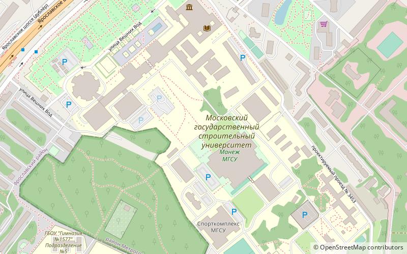 Moscow State University of Civil Engineering location map