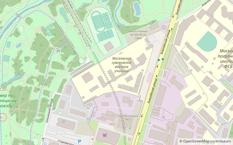 moscow suvorov military school location map
