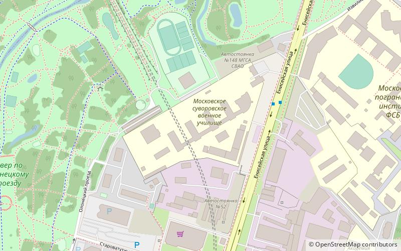 Moscow Suvorov Military School location