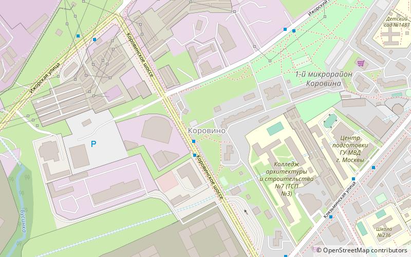 Korovino location map