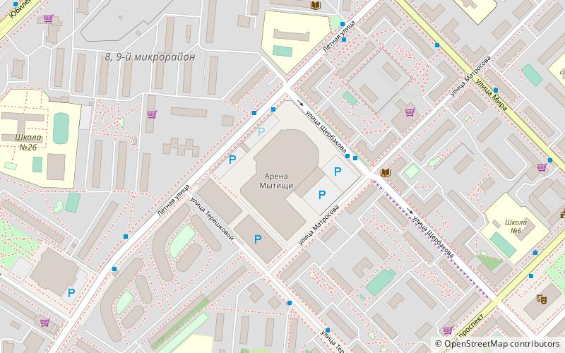 Mytishchi Arena location map