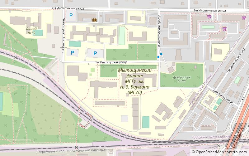 moscow state forest university mytischtschi location map