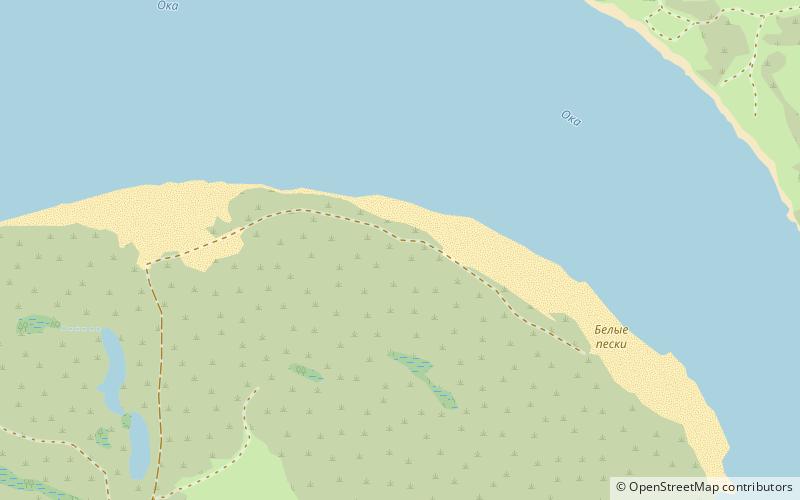 belye peski pavlovo location map