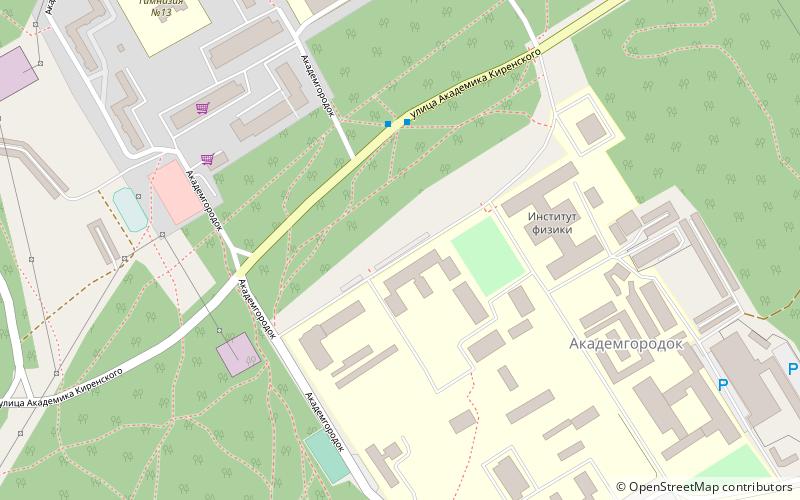 Akademgorodok location map