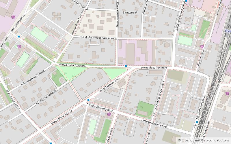 vladimir mayakovski pushkino location map